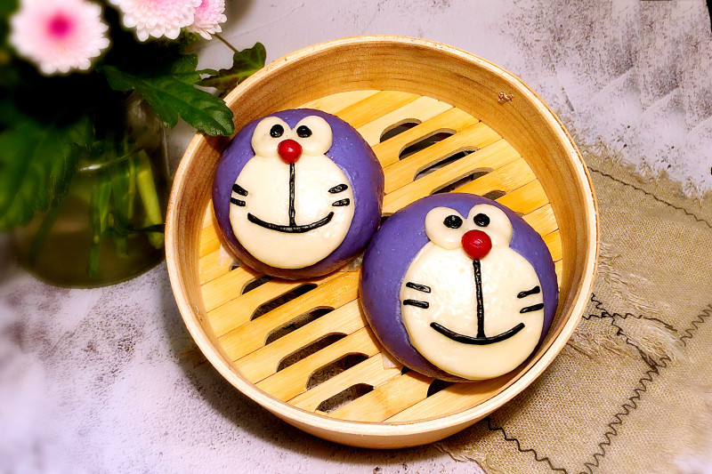 Doraemon Red Bean Mochi Bun