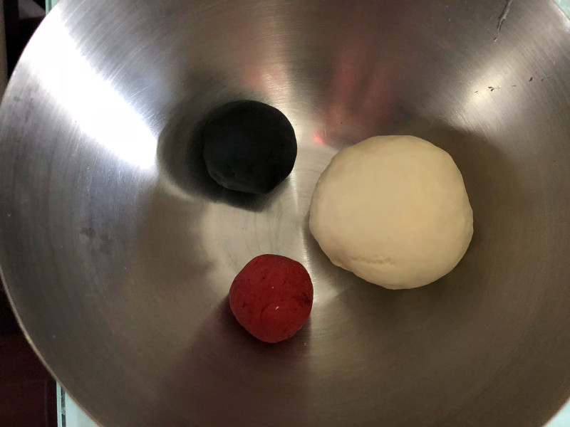 Doraemon Red Bean Mochi Bun Making Steps