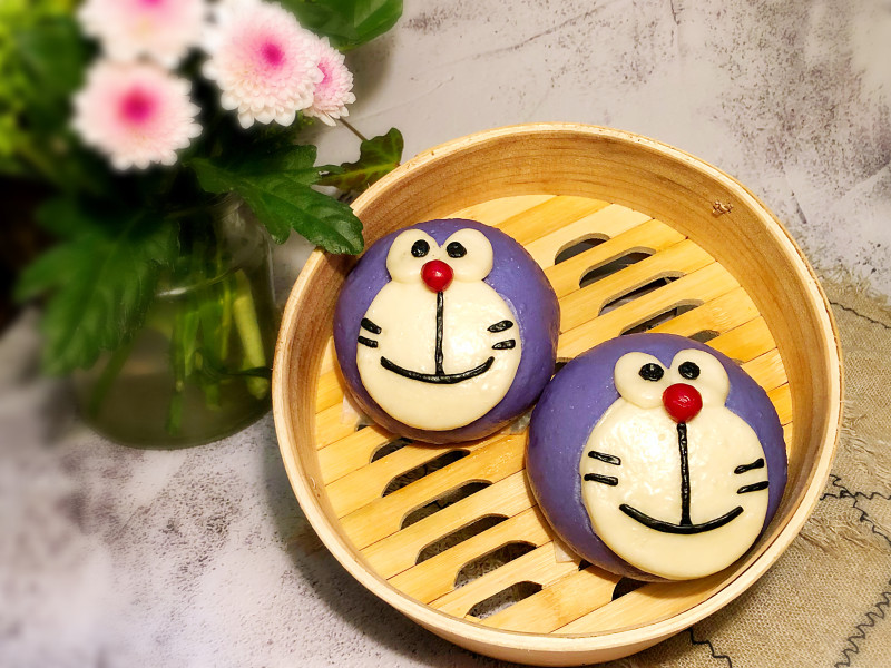 Doraemon Red Bean Mochi Bun