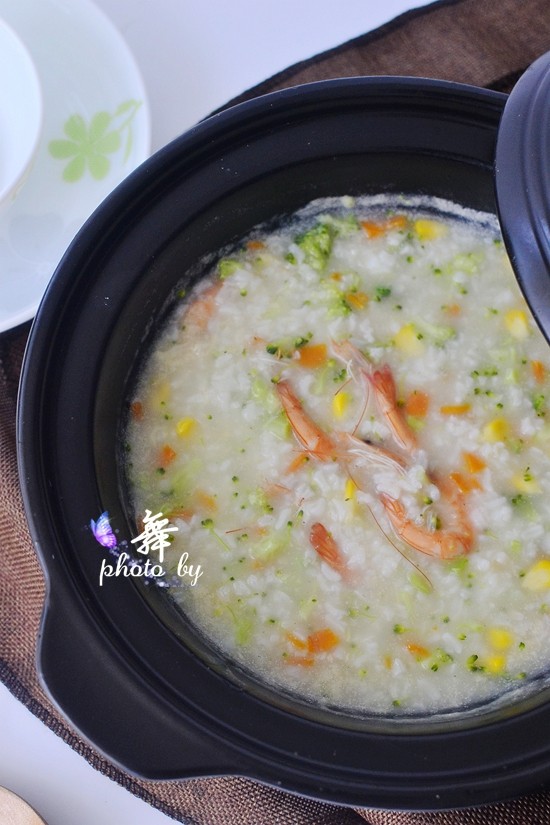 Steps for Cooking Rustic Shrimp Porridge