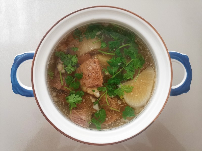 White Radish and Lamb Stew