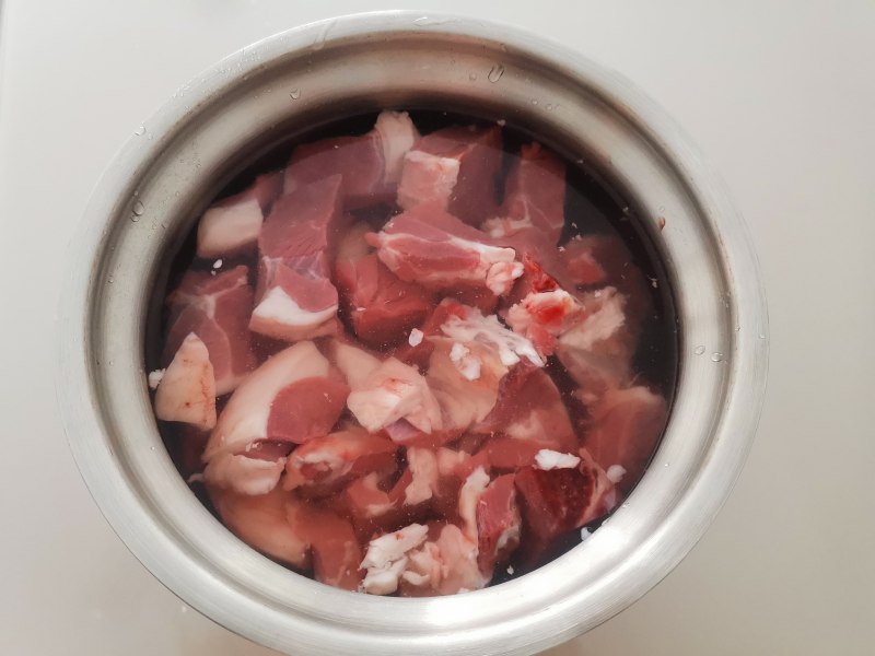 White Radish and Lamb Stew Cooking Steps