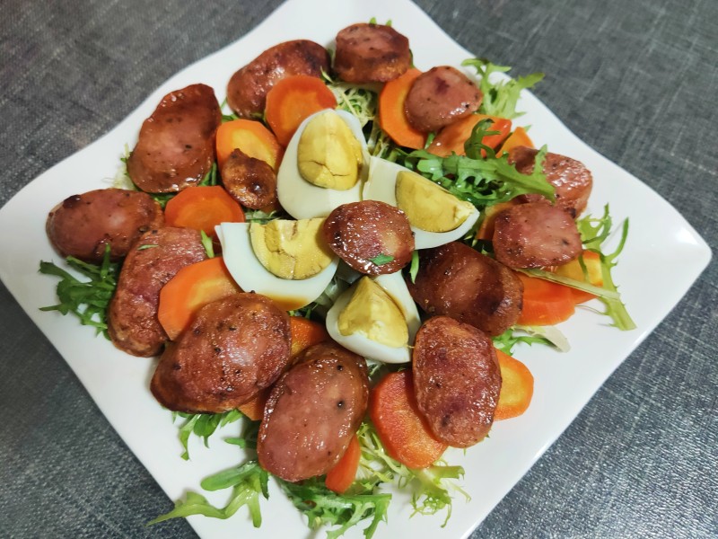 Egg Sausage Salad