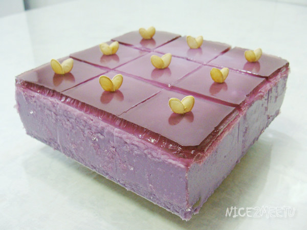 Purple Sweet Potato Milk Mousse