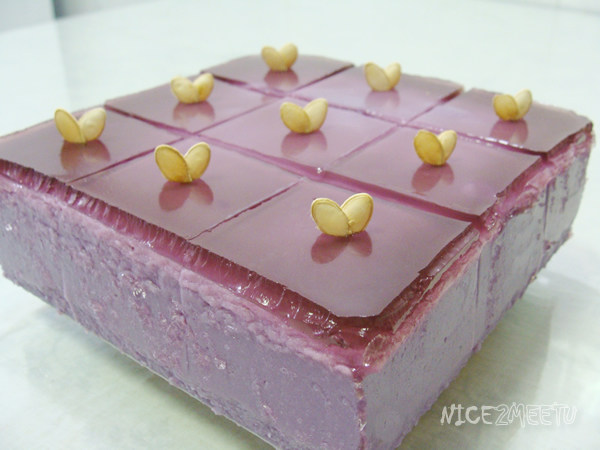 Purple Sweet Potato Milk Mousse