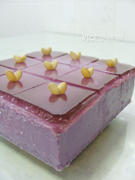 Purple Sweet Potato Milk Mousse