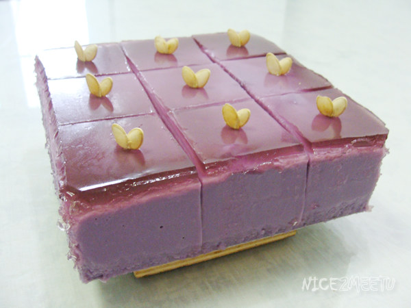 Purple Sweet Potato Milk Mousse