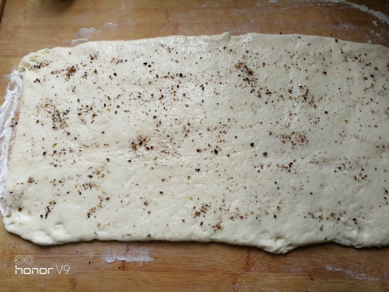 Steps for making Scallion Oil and Pepper Flower Rolls