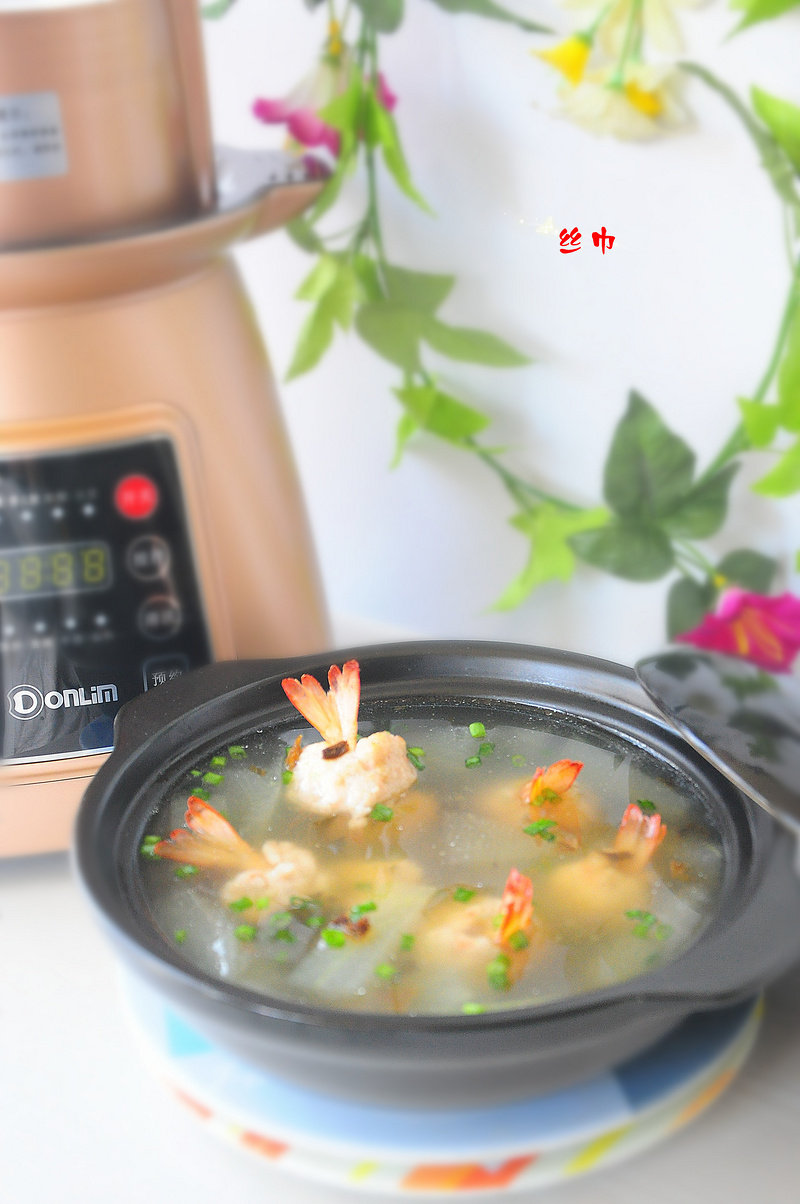 Winter Melon Shrimp Minced Bean Sprout Soup