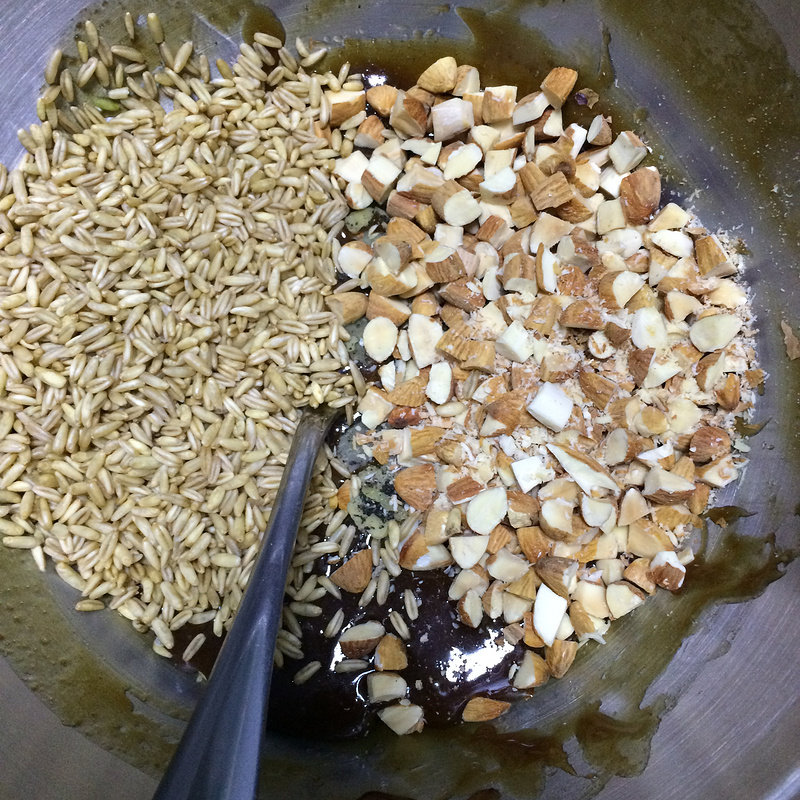 Granola Cereal Making Steps