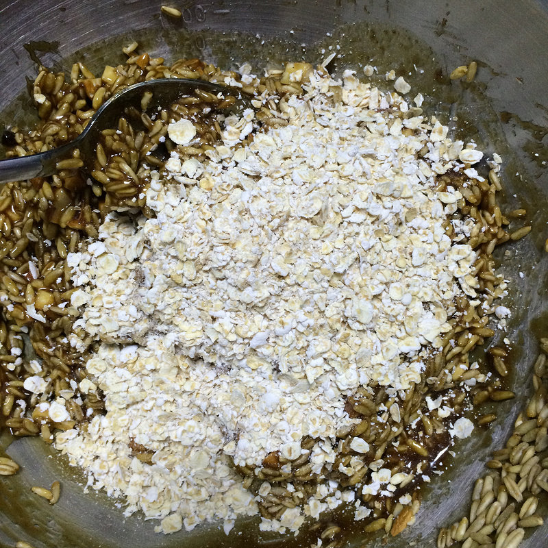 Granola Cereal Making Steps