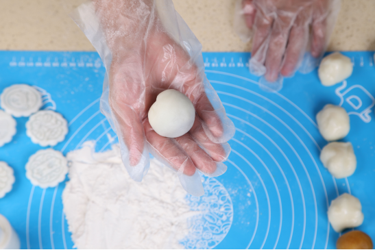 Mid-Autumn Festival Recipe - Colorful Printed Ice Skin Mooncakes Making Steps