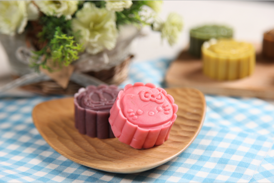 Mid-Autumn Festival Recipe - Colorful Printed Ice Skin Mooncakes Making Steps