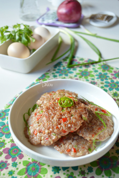 Lotus Root and Pork Patty