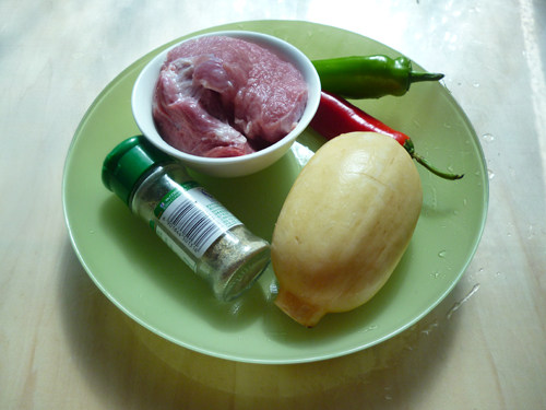 Steps for cooking Lotus Root and Pork Patty