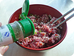 Steps for cooking Lotus Root and Pork Patty