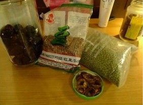 Weight Loss and Beauty - Red and Green Bean Slimming Rice Porridge - Production Steps