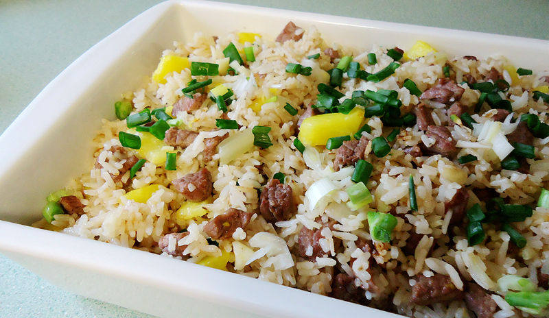 Beef and Pineapple Fried Rice