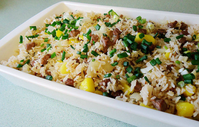 Beef and Pineapple Fried Rice