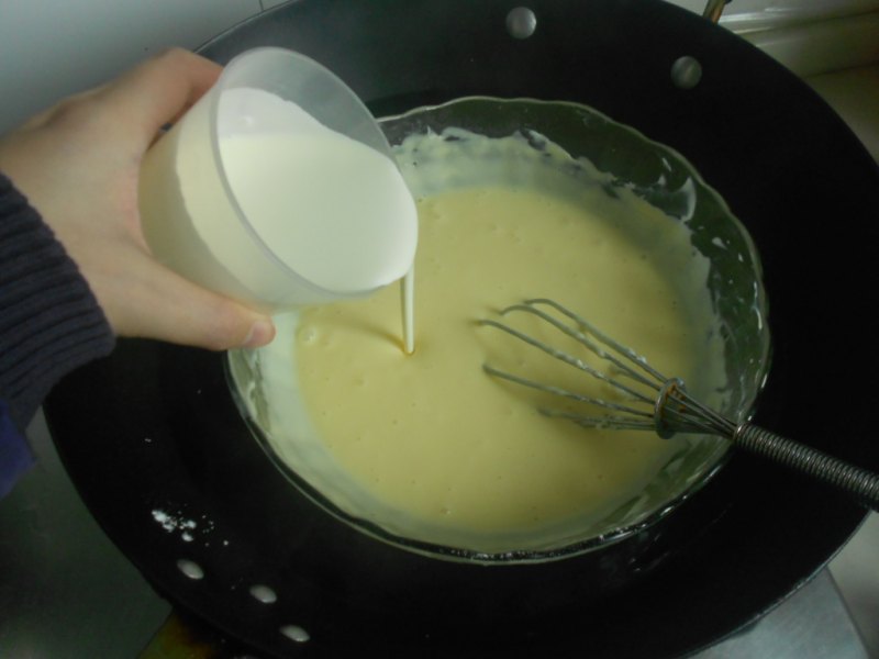 Marble Cheesecake Making Steps