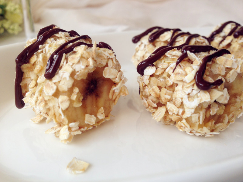 Steps for Making Oatmeal Baked Bananas