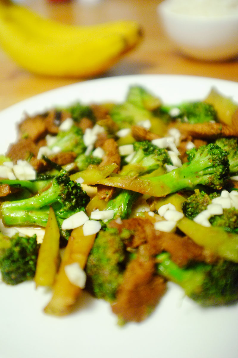 Beef and Broccoli Stir Fry with Satay Sauce