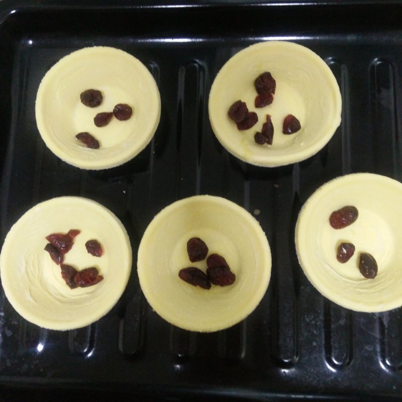 Cranberry Egg Tart Cooking Steps