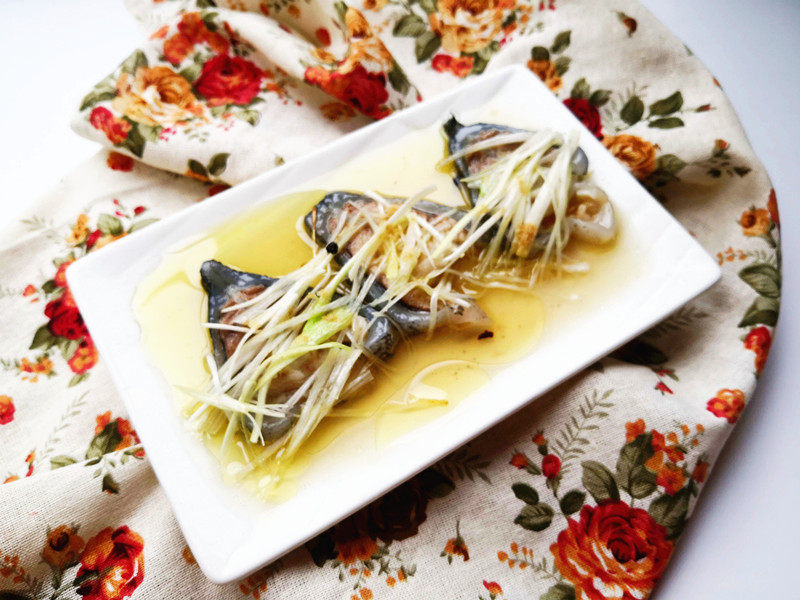 Green Onion Steamed Sea Bass