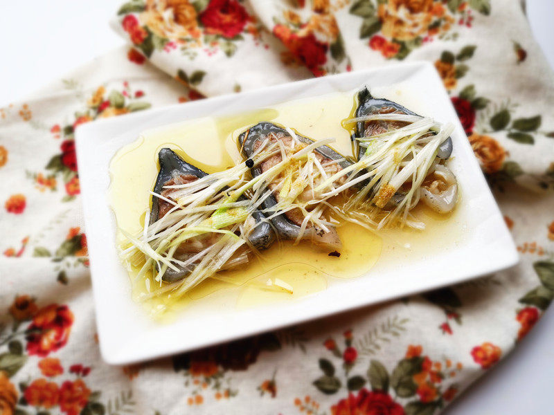 Green Onion Steamed Sea Bass