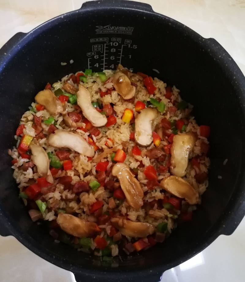 #Matsutake Mushroom Braised Rice# Cooking Steps