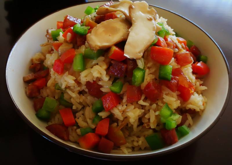 #Matsutake Mushroom Braised Rice# Cooking Steps