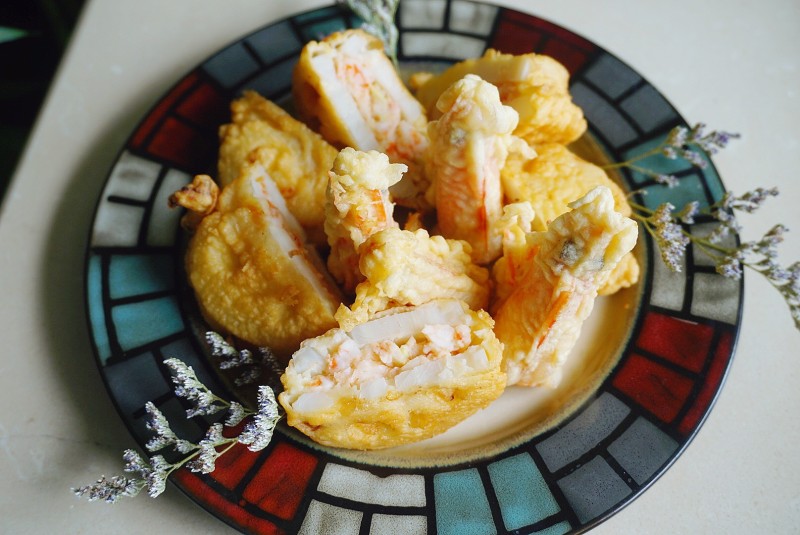 Japanese Lotus Root and Shrimp Tempura