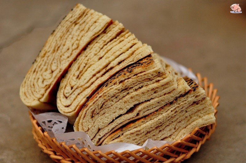 Steps for making Scallion Pancake