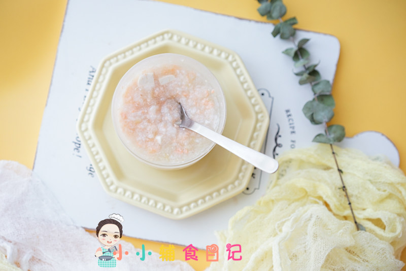 Salmon Tofu Porridge for Babies Over 7 Months