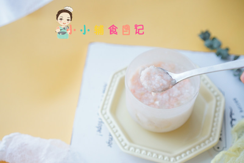 Salmon Tofu Porridge for Babies Over 7 Months