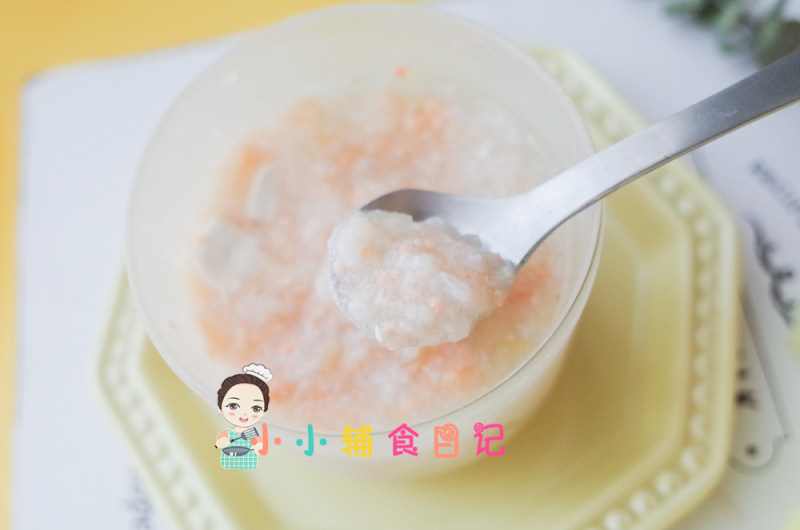 Salmon Tofu Porridge for Babies Over 7 Months