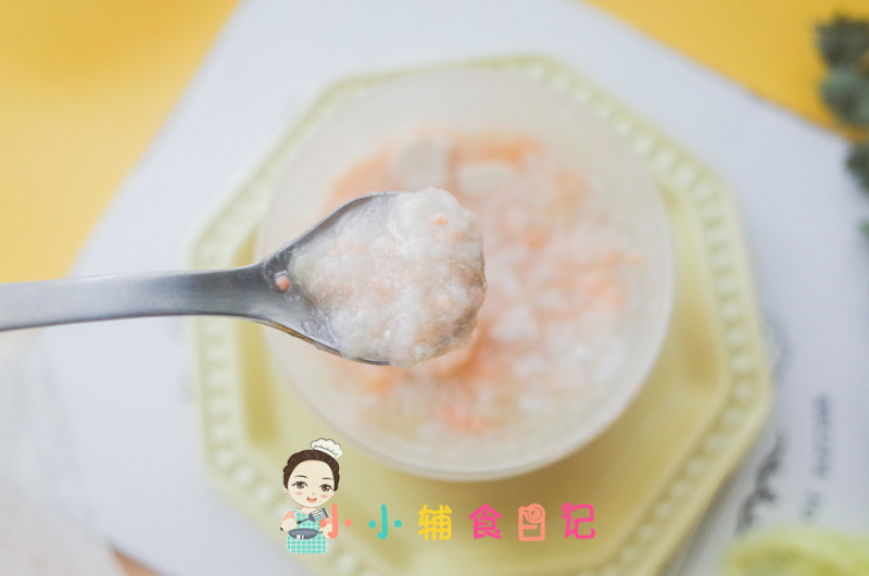 Salmon Tofu Porridge for Babies Over 7 Months