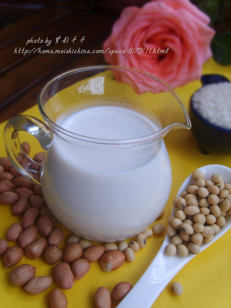 【Nutritious Rice Juice】- Peanut Milk Rice Juice Making Steps