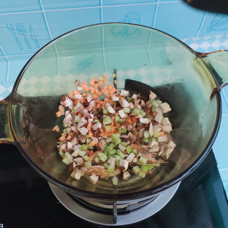 Steps to Make Shrimp and Vegetable Congee