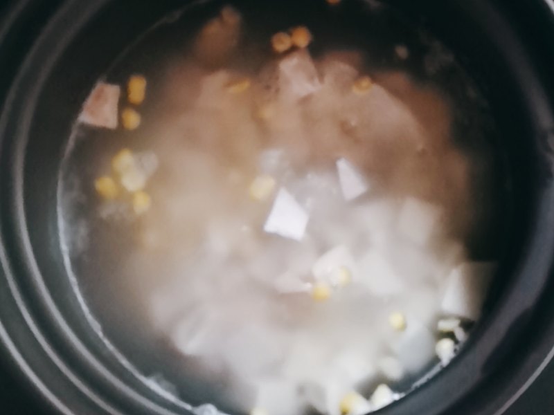 Steps to Make Sweet Potato and Taro Congee