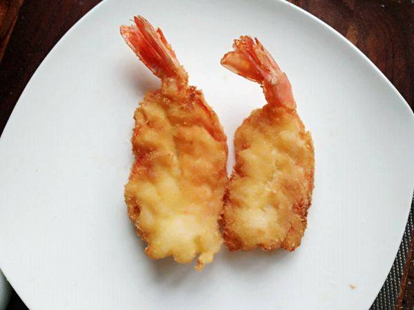 Tempura cooking steps