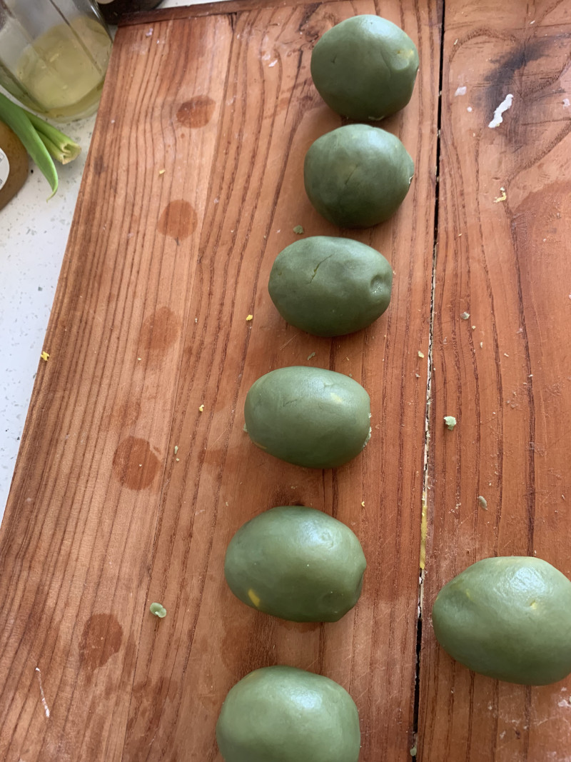 Watermelon Mooncake Making Steps