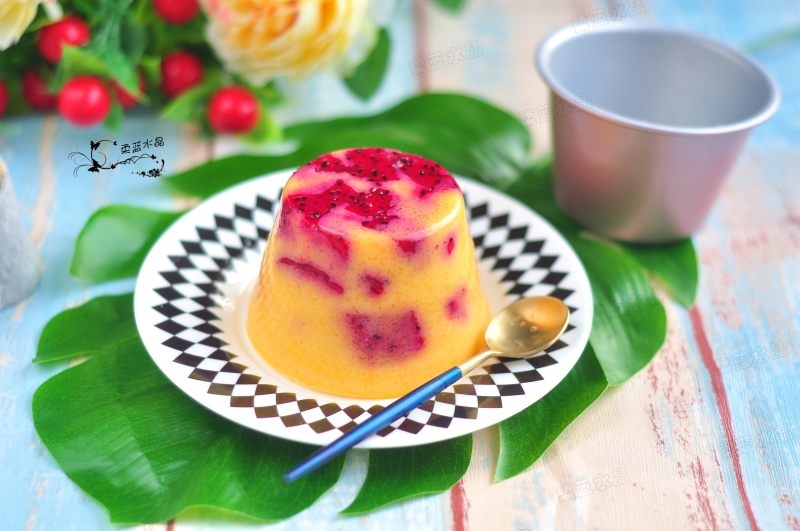 Dragon Fruit Pudding