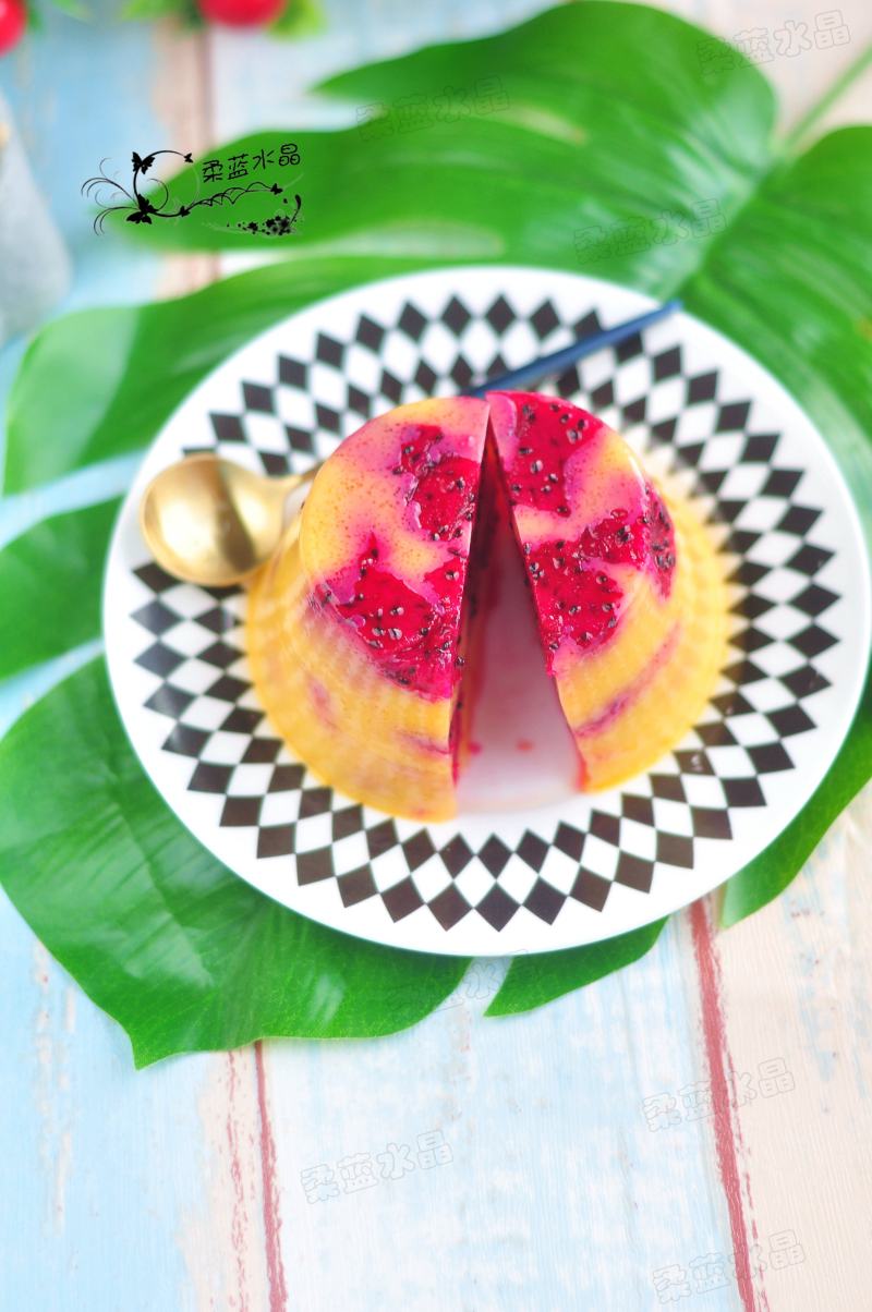 Dragon Fruit Pudding