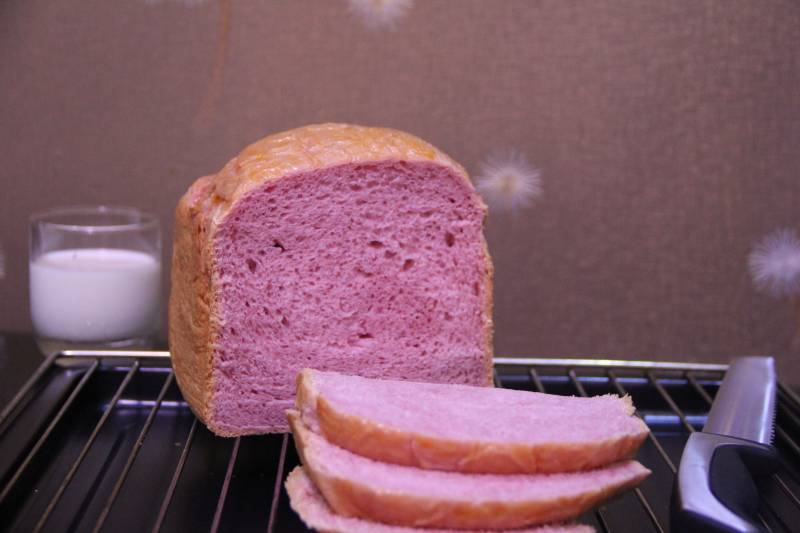 Purple Sweet Potato Milk Bread