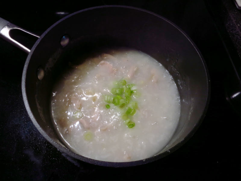 Steps for Making Sheng Gun Chicken Congee