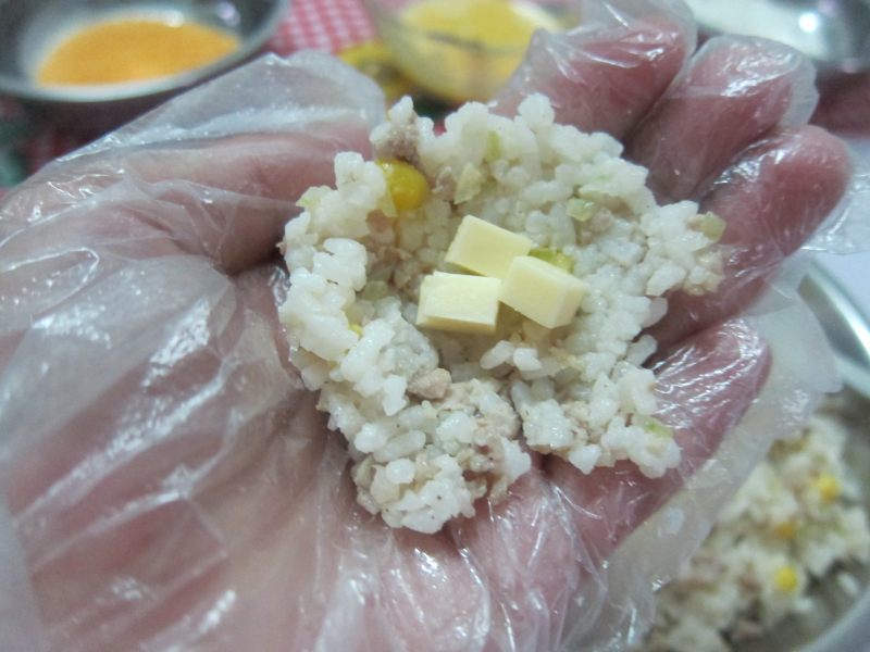 【Cheese Rice Balls】Making Steps