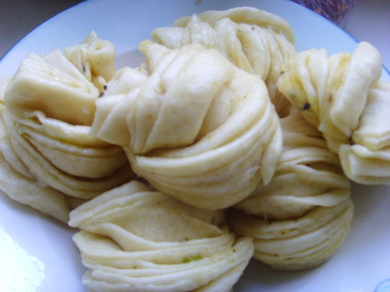 Flower Rolls ~ Three 'Moods' in One Pot - Preparation Steps