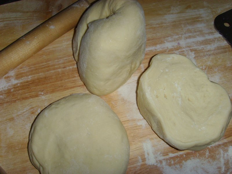 Flower Rolls ~ Three 'Moods' in One Pot - Preparation Steps