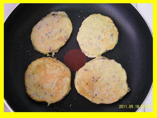 Steps to Make Veggie Pancakes